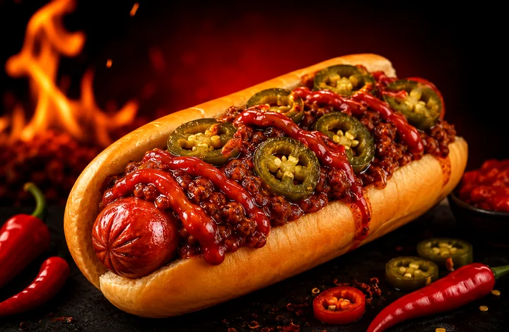 Chili Cheese Dog 辣肉醬起司熱狗堡